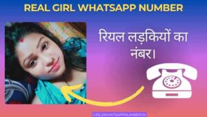 Real girl whatsapp number